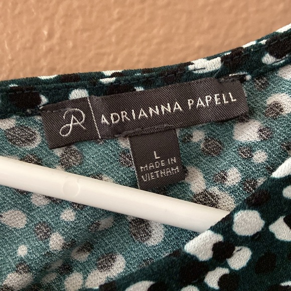 Adrianna Papell Puff Sleeve Shirt - Picture 3 of 4